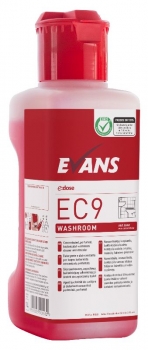Evans EC9 Washroom Cleaner & Descaler A057AEV 1ltr