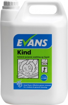 Evans Kind (5Ltr) Washing up liquid A180EEV