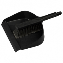 Dustpan And Brush Set Jumbo Black B1788(Each)
