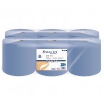 Lucart Blue Continuous Roll Towel laminated 2ply(6x160m)