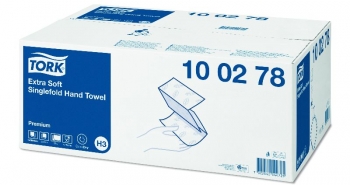 Tork Extra Soft Singlefold Hand Towel 2-ply 100278(3000)