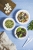 Vegware Concept Bagasse Salads Overhead